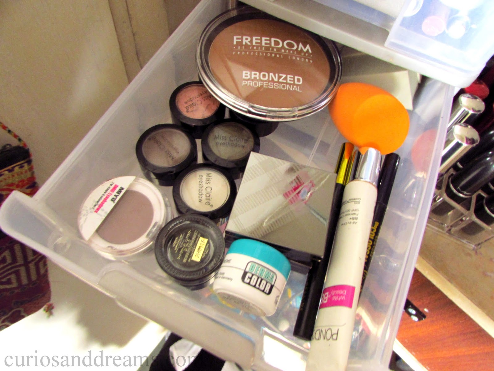 How I Store My Makeup, Hostel Edition Take A Peek Curios and Dreams
