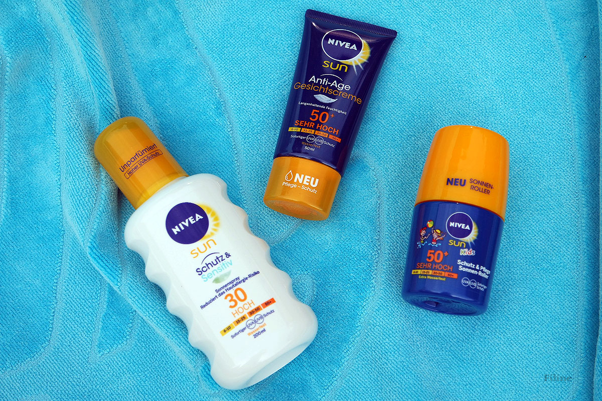 Sommer Sonne Sonnencreme Und Eine Frische Dusche Nivea Filine