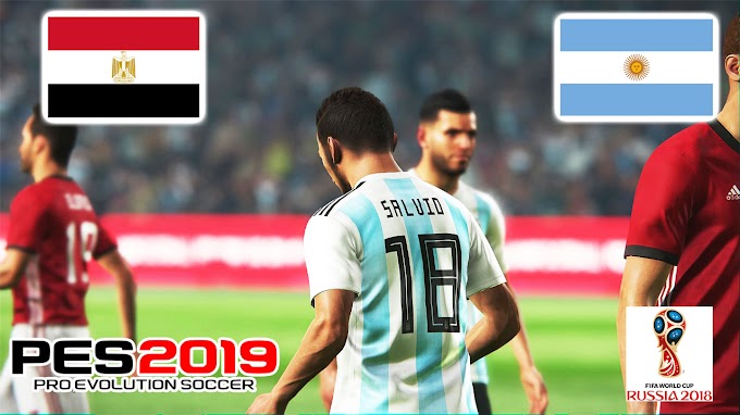 PES 2019 | Egypt vs Argentina | FiFa World Cup | PC GamePlaySSS