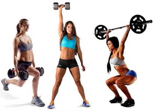 Los ejercicios con pesas ayudan a quemar grasa y tonificar los músculos de las mujeres