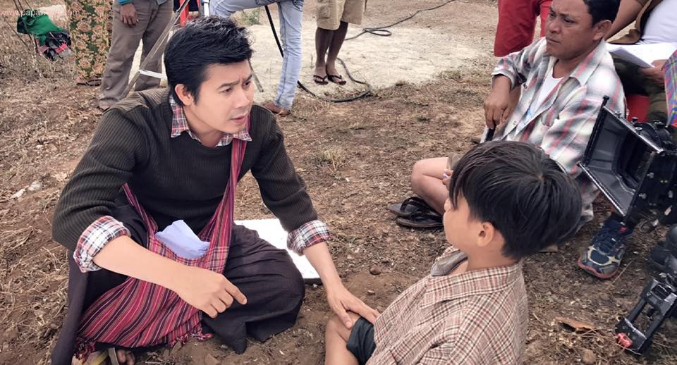 Nay Toe and Khin Wint Wah Behind The Scenes Shots from New Movie