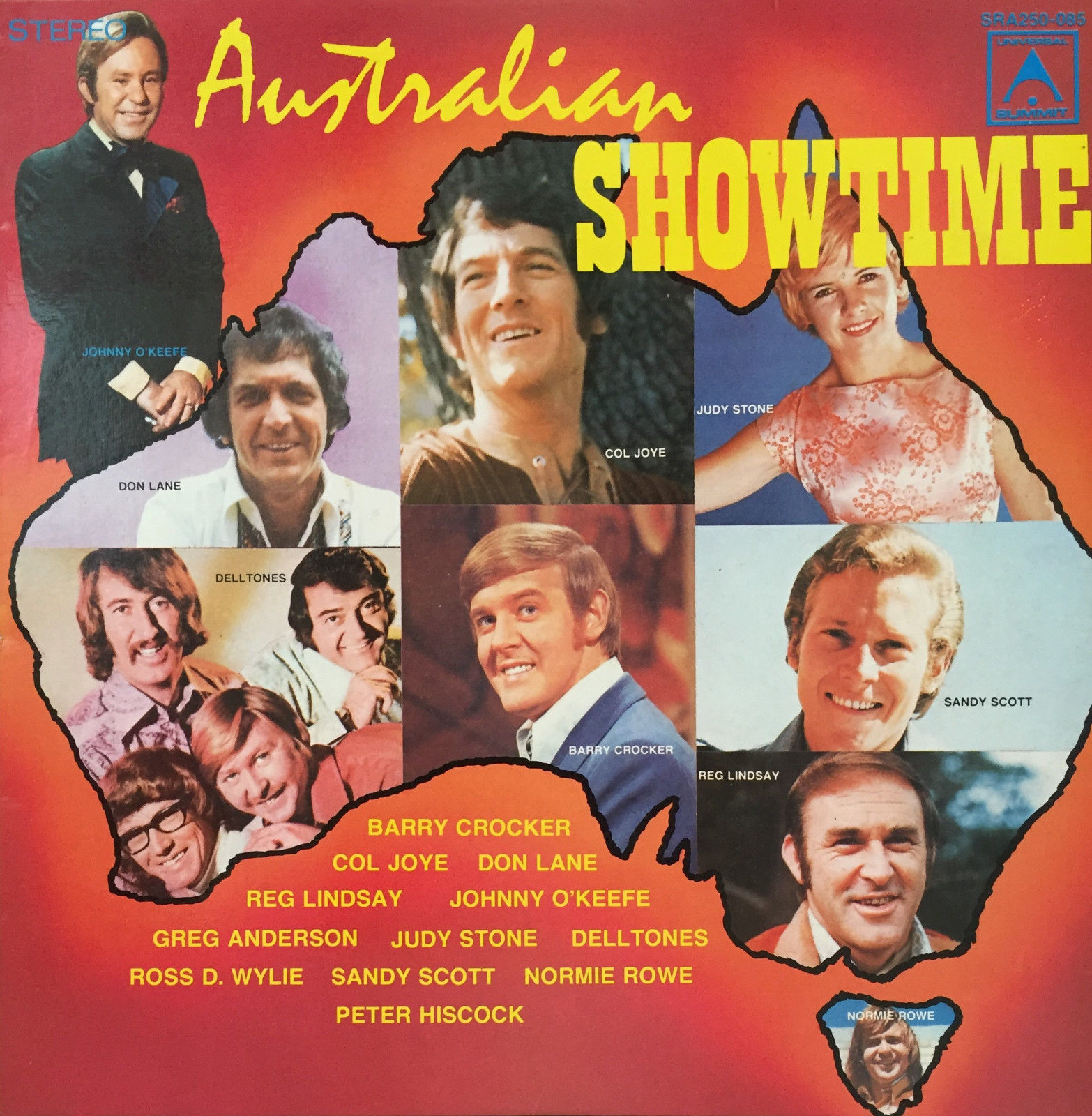 Rock On Vinyl Various Artists 20 Australian Stars (1973)