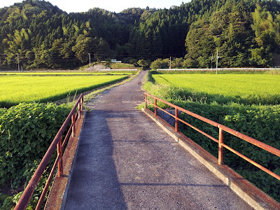 中釜戸　釜戸川　橋　田　