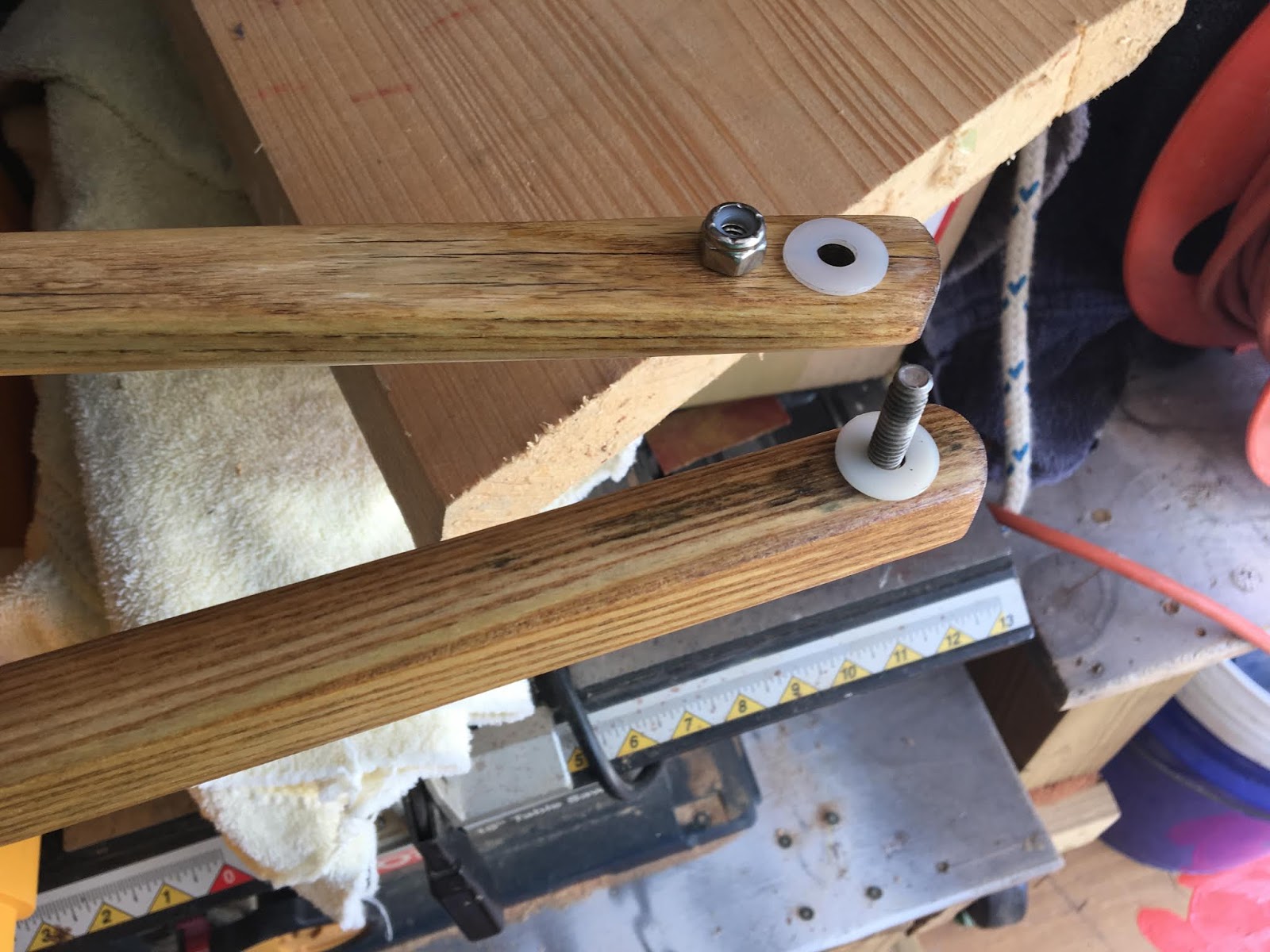 Small Boat Restoration Sunfish Rudder Assembly