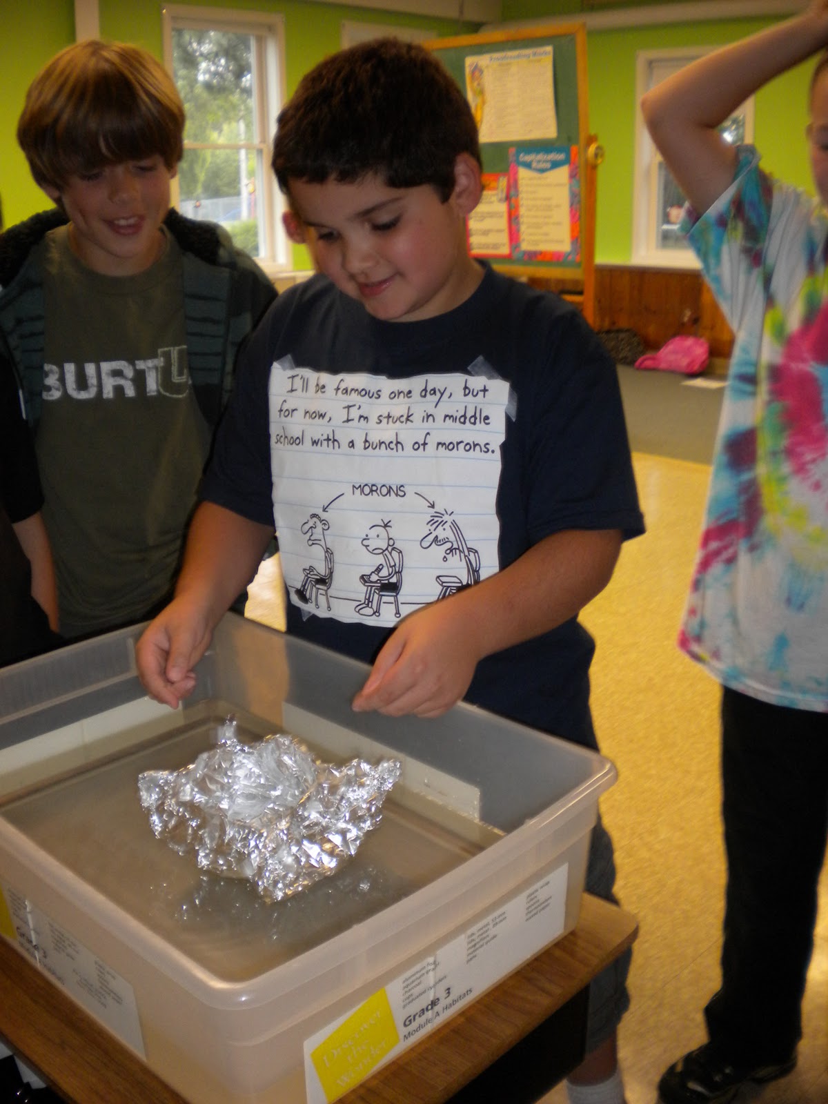 Mrs. Tuttle's Fourth Grade Tin Foil Boats