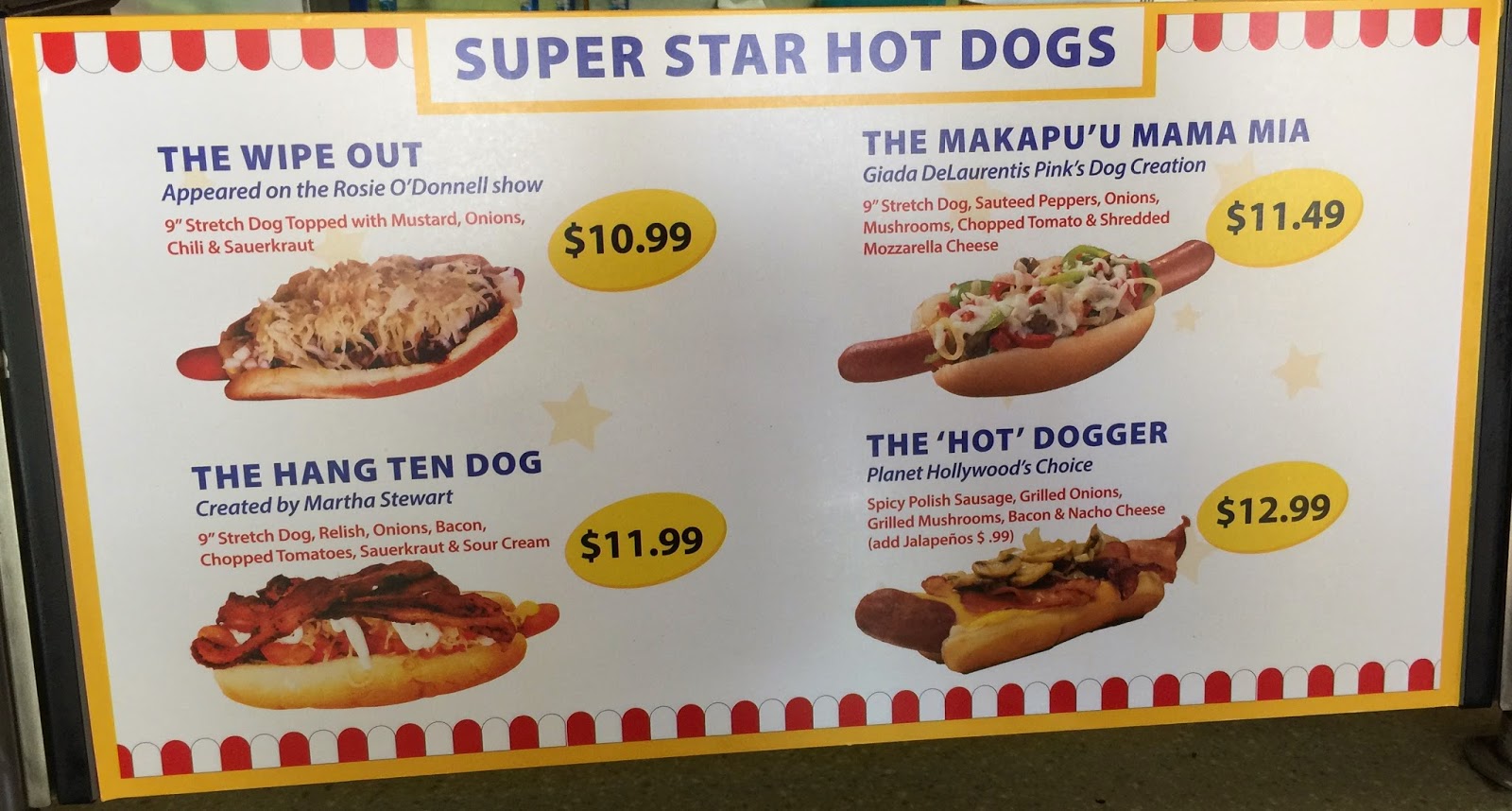 GREAT EATS HAWAII PINK'S HOT DOGS