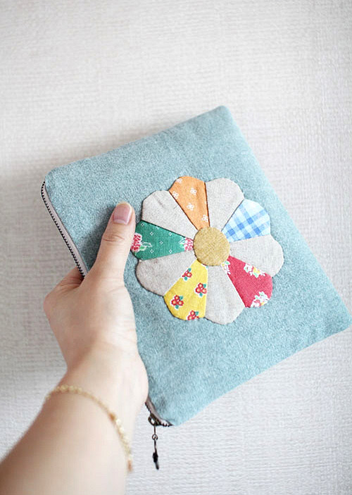 Patchwork Zipper Pouch ~ DIY Tutorial Ideas!