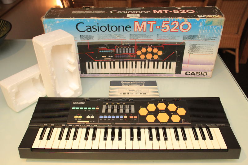MATRIXSYNTH: Casiotone Casio MT-520 with Original Box