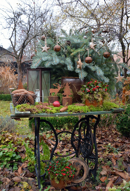 Hof 9: Adventsstimmung im Garten & ein Quasten-DIY