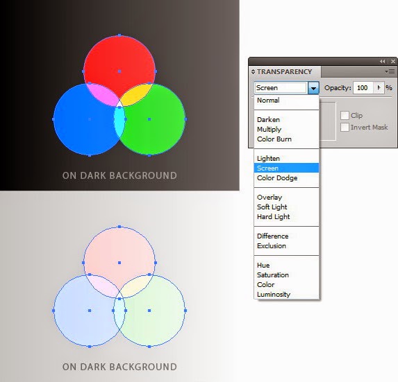 Illustrator 11 Transparency & Blending Modes Vector Tips