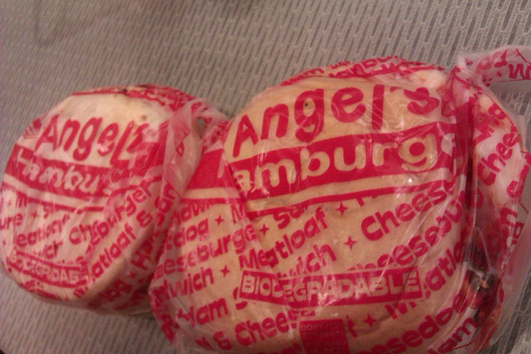 Angels Burger Its Bread on the First Bite! A plain and simple yet delicious Angels Burger Angels Burger Its Bread on the First Bite! A plain and simple yet delicious Angels Burger