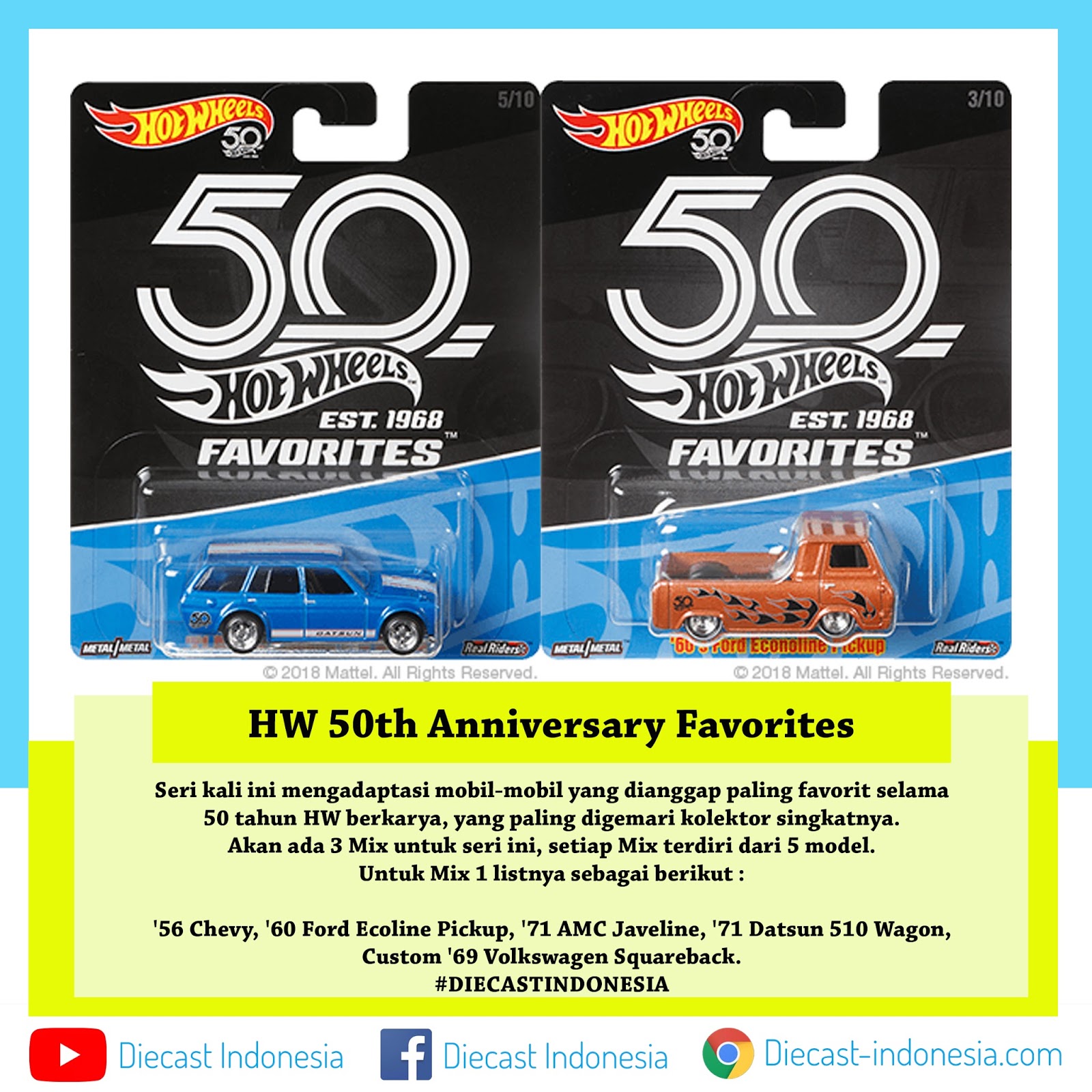 hw 50th anniversary favorites