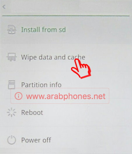 فرمتة هاتف أوبو Oppo f1s عبر الريكفري