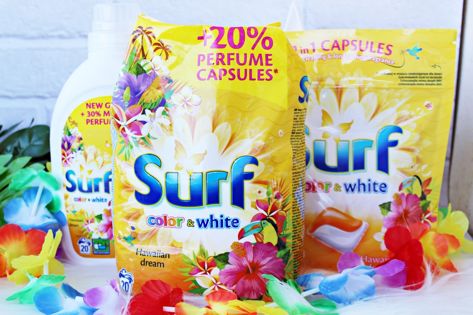 NOWOŚĆ! SURF HAWAIIAN DREAM - pierwszy produkt do prania rzeczy białych i kolorowych