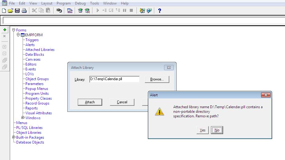 Learn How To Attach PL/SQL Library In Oracle Forms foxinfotech.in