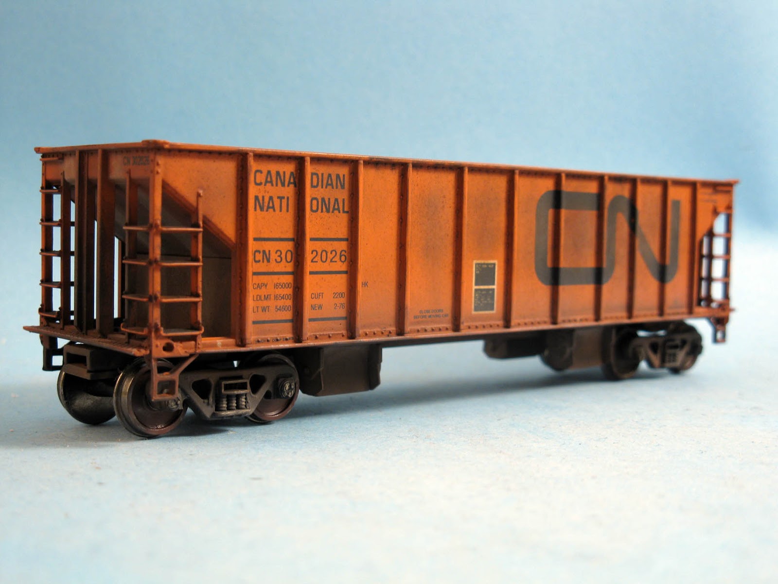 Hedley Junction Custom Painted Walthers Ballast Hoppers