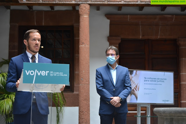 El Cabildo presenta el Plan ‘Volver’, con una inversión de 16 millones, para enfrentar la crisis del coronavirus