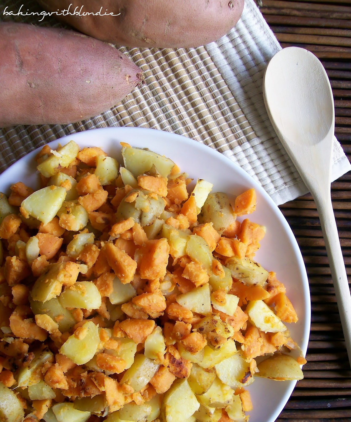 Baking with Blondie Gold & Sweet Potato Medley