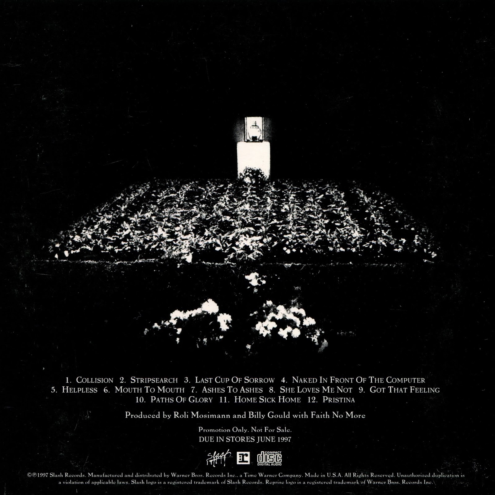 1997 Album Of The Year Faith No More Rockronología