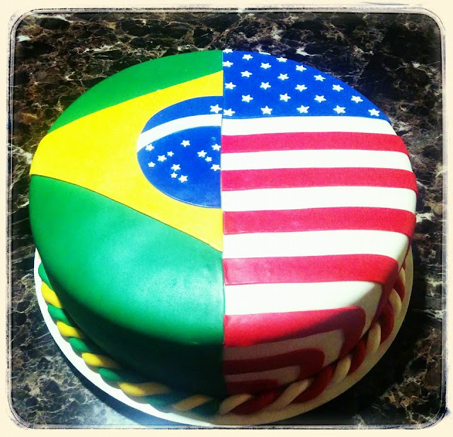 Brazil/USA Cake