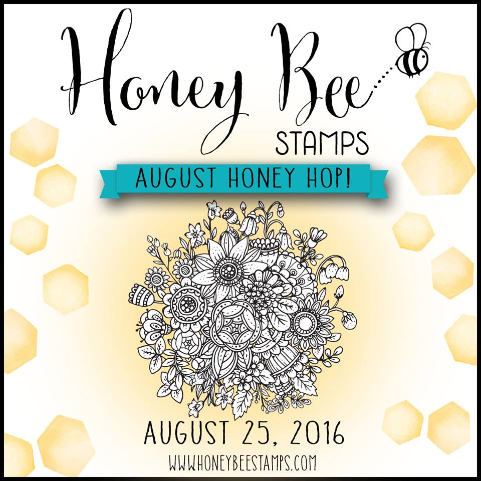 Just Dandy Studio Honey Bee Stamps August Release Honey Hop