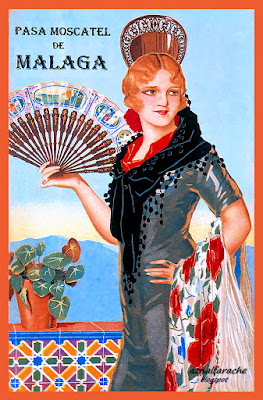 Pasa moscatel de Málaga -  Publicidad 1930