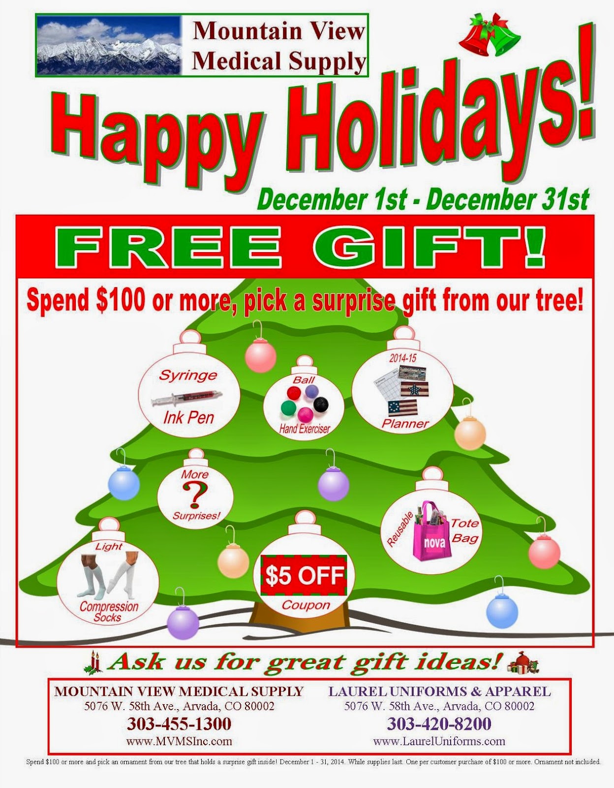 The Mountain View We are Spreading Holiday Cheer!