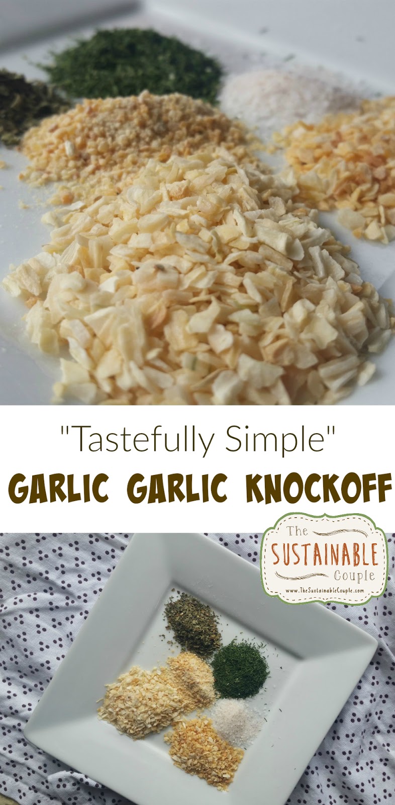 the sustainable couple tastefully simple garlic garlic knock off tastefully simple order form 2015