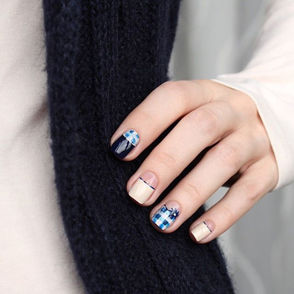 Some "In Trend" Half Moon Nail Art Ideas To Try Some "In Trend" Half Moon Nail Art Ideas To Try