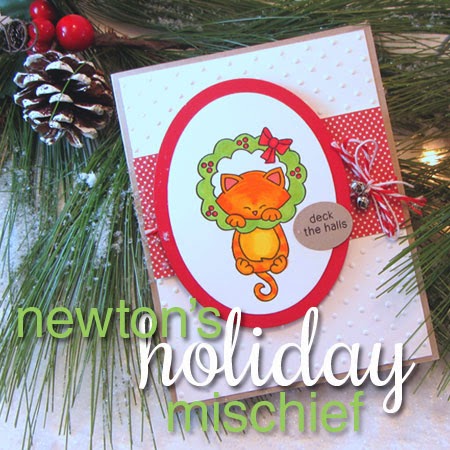 Newton's Holiday Mischief Stamp set from Newton's Nook Designs