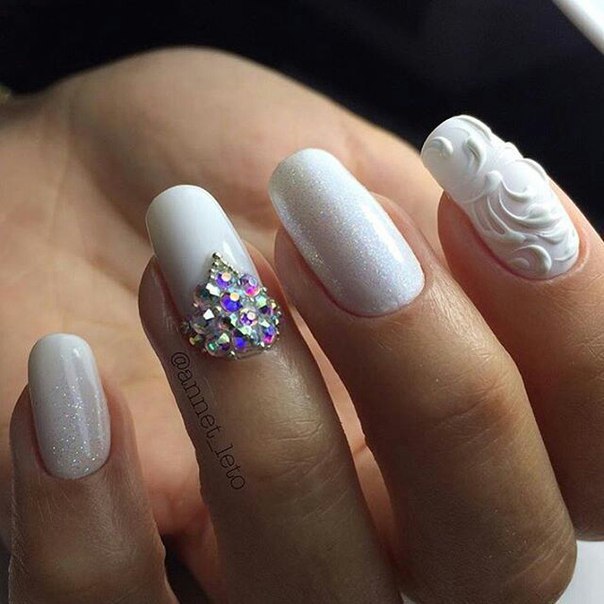 Nail Art Ideas for U 19 Cool White Nail Polish Designs