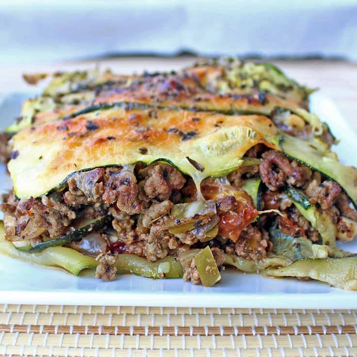 LOW CARB ZUCCHINI LASAGNA - Delicious Food Recipes # ...