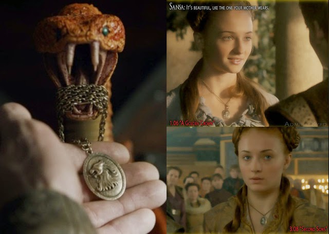 HBO Game of Thrones s05e02: Cerseis necklace