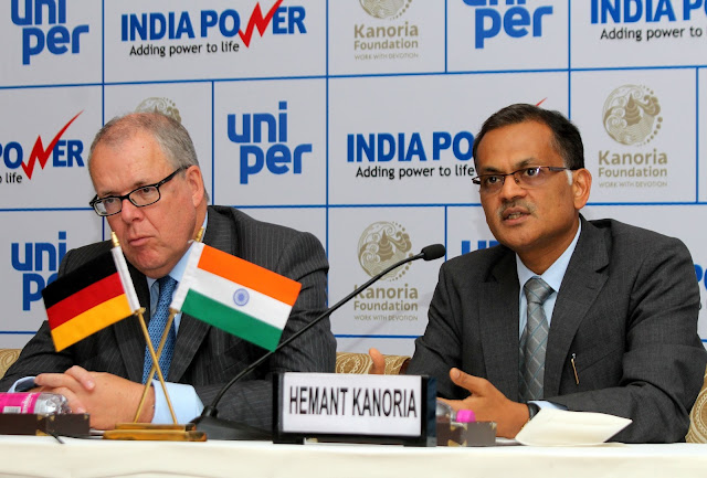 Klaus Schafer, CEO Uniper with Mr Hemant Kanoria, Chairman of IPCL at the press conference in New Delhi- Klaus Schafer, CEO Uniper with Mr Hemant Kanoria, Chairman of IPCL at the press conference in New Delhi-