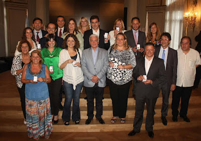 Entrega de medallas a los diputados salientes de la legislatura Porteña