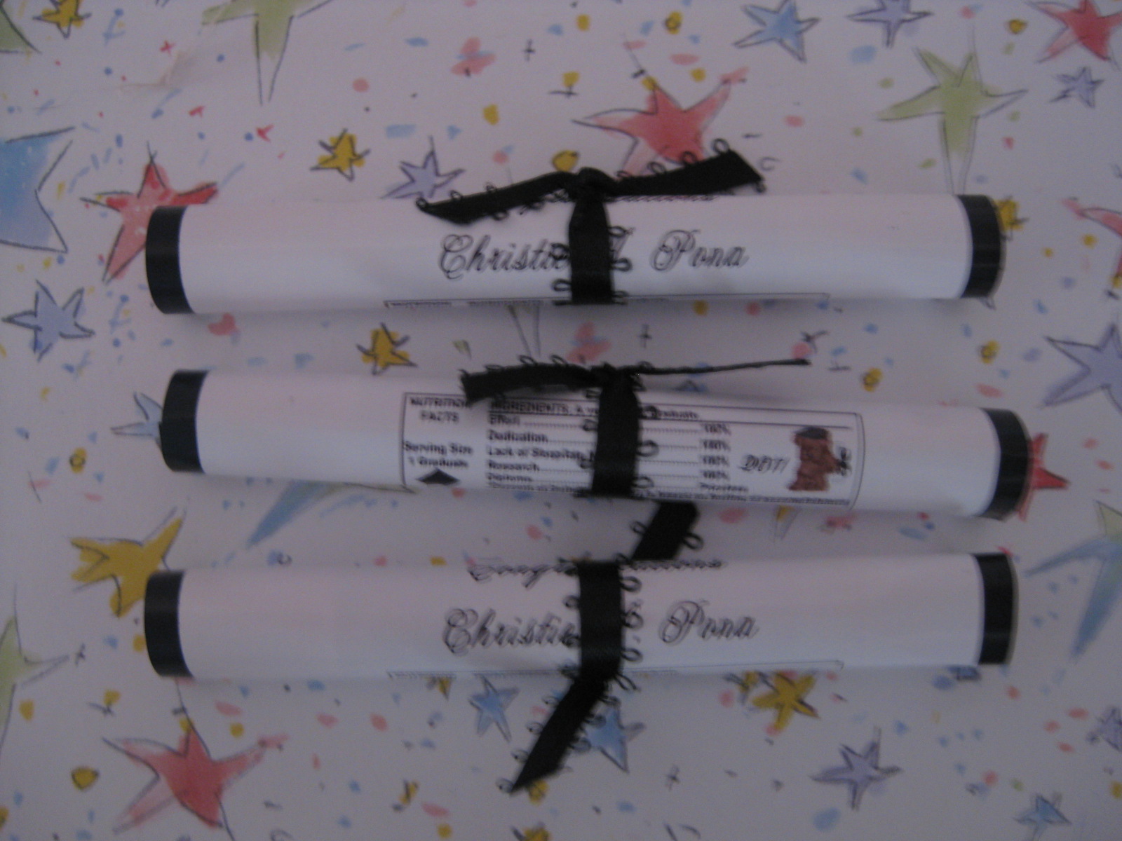 MIA'S THINGS: ~Graduation diploma Smarties~
