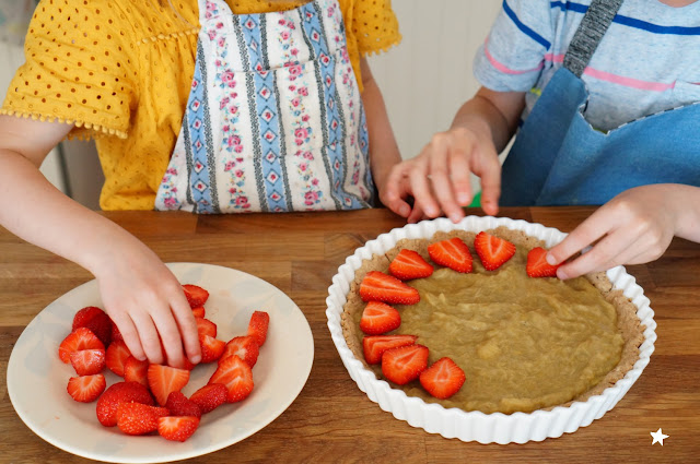 tarte rhubarbe fraise cuisine enfants