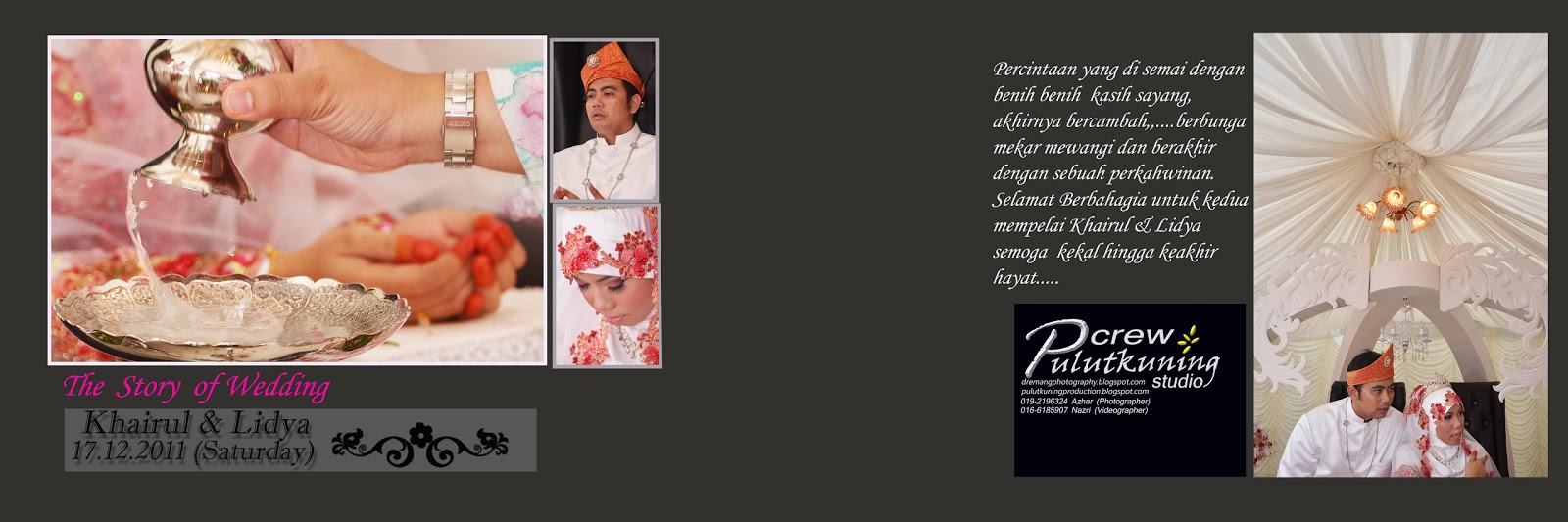 pulutkuning studio Sample front and back cover custom album (Storybook)