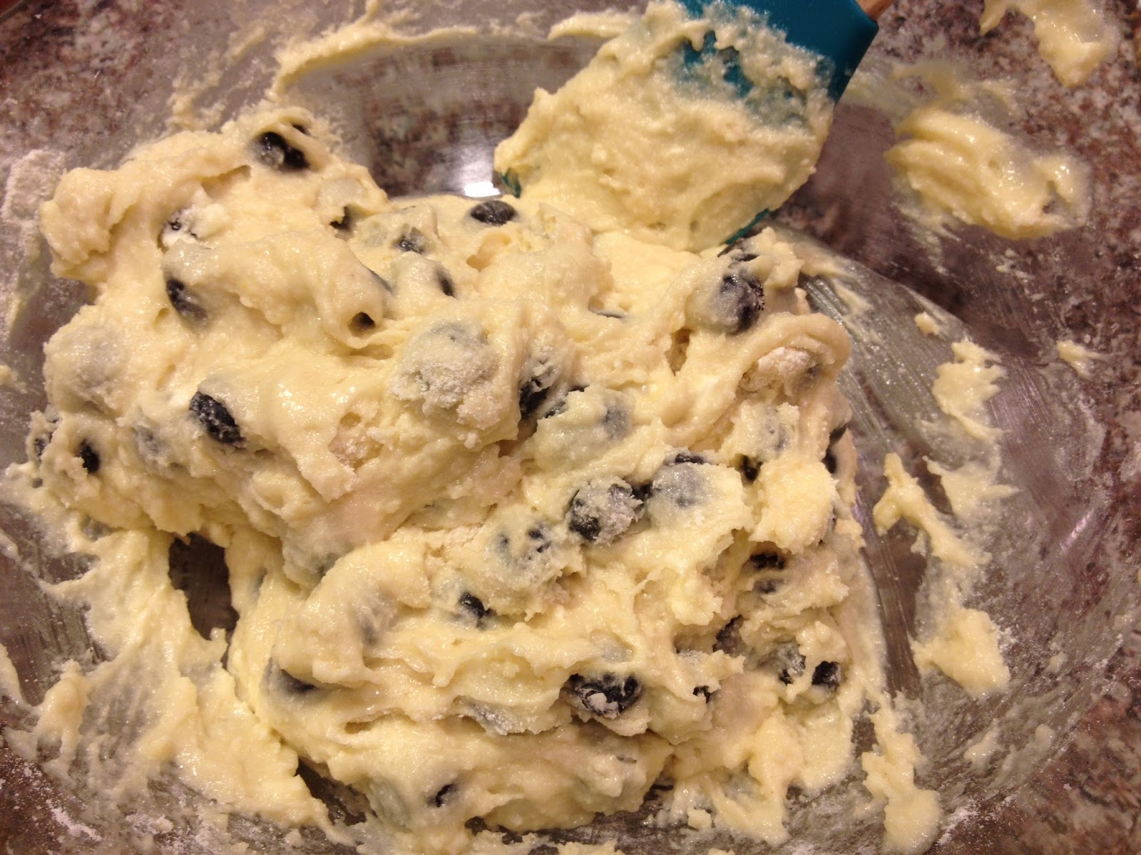 Princess Baker Blueberry Cornmeal Coffee Cake