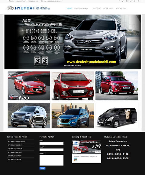 Contoh Desain Website Profil Usaha Company Profile