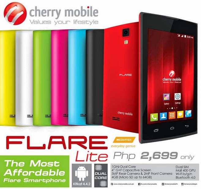 Price List 2016 Cherry Mobile Single/Dual/Quad/OctaCore Android