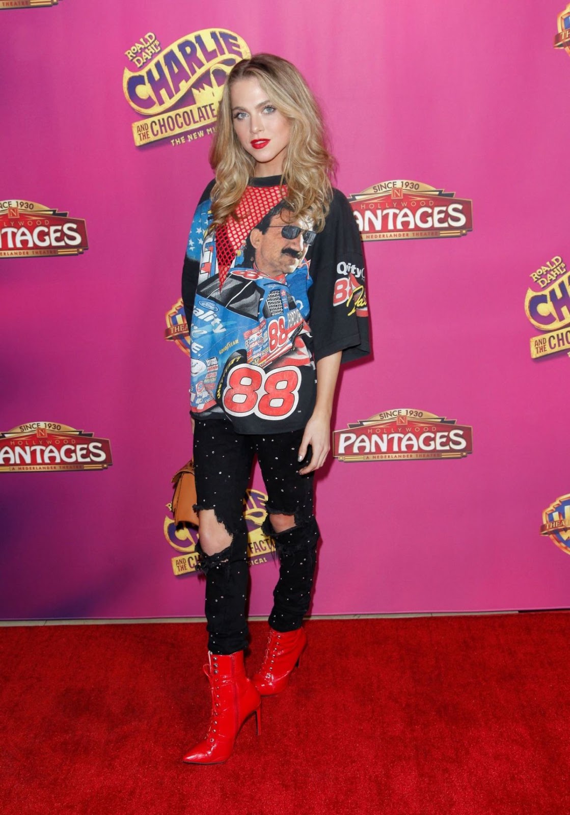 Anne Winters at Charlie and the Chocolate Factory Opening Night in