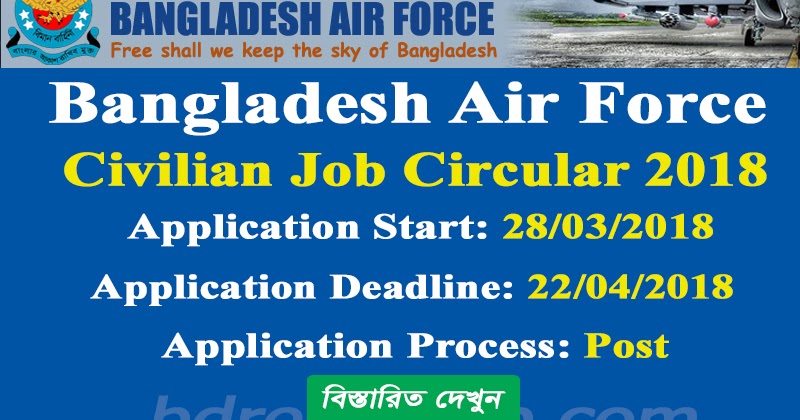 air force civil job circular 2019