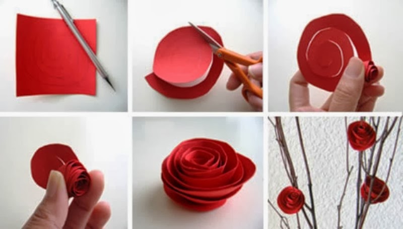 Baru Cara Membuat Bunga Dari Kertas Bekas