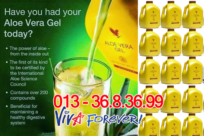 Viva Forever Malaysia: KHASIAT Aloe Vera Gel Forever 
