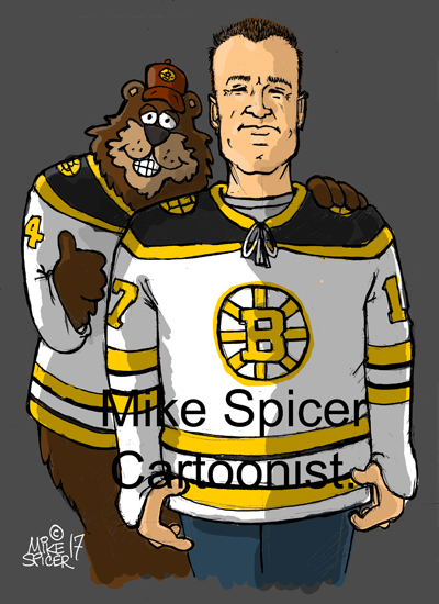 Mike Spicer Cartoonist Caricaturist Sportsfan Custom Caricatures