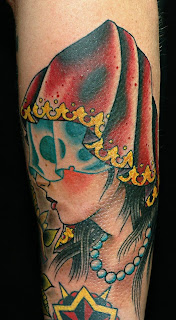 Gypsy Head Tattoo Photo Gallery - Gypsy Head Tattoo Ideas