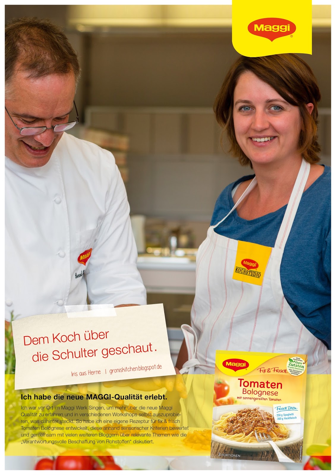 Groni's Kitchen Mein Tag bei Maggi