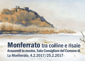 Mostra acquerelli Lu Monferrato