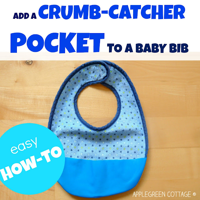 How To Make a Crumb Catcher Bib the SMART way AppleGreen Cottage